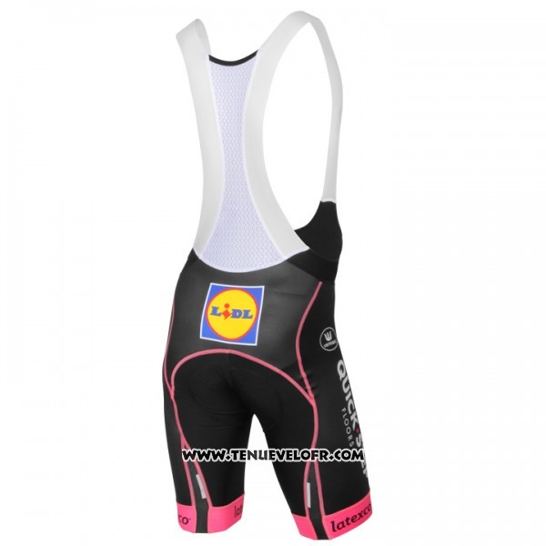2017 Maillot Ciclismo Quick Step Rose Manches Courtes et Cuissard